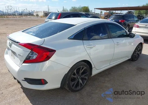 2019 Honda Civic Sport из США, поврежденный, VIN 2HGFC2F86KH587587